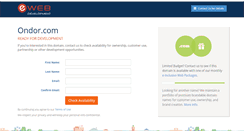 Desktop Screenshot of ondor.com